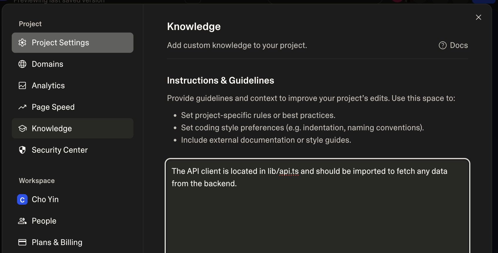 Lovable Knowledge Section
